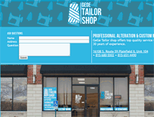 Tablet Screenshot of gegetailorshop.com